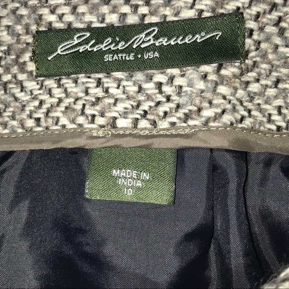 Eddie Bauer Wool Blend Mini Skirt‎ Size 10 - Picture 5 of 8